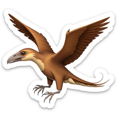 make a pterodactyl sticker