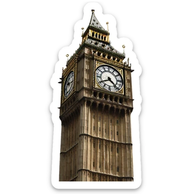 big ben london sticker