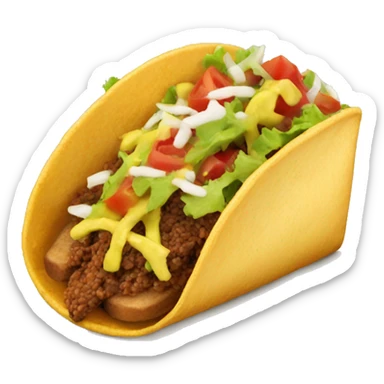 food taco sticker