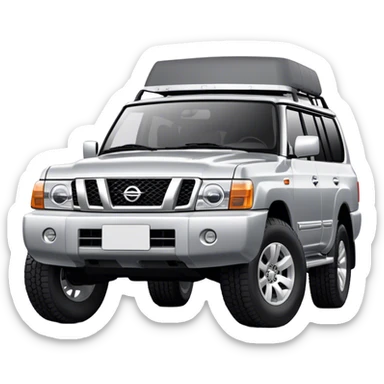 Nissan Patrol y62 - Nissan (Model Year: 2022) (Iconic colour: Silver) sticker