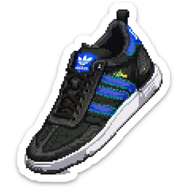 adidas sneaker shown at a 45 degree angle similar to default apple emoji sticker