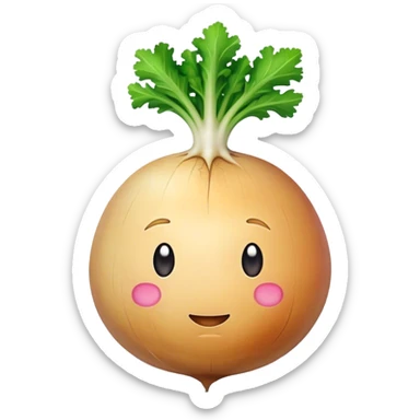 turnup turnip sticker