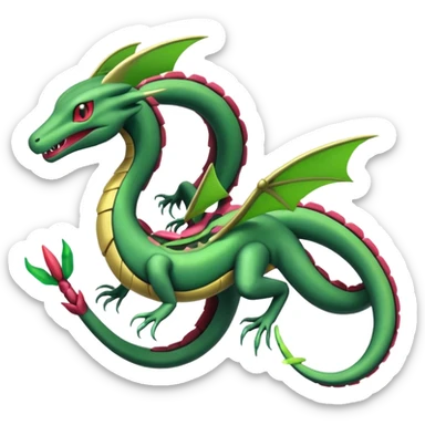 Zygarde-Flygon-Rayquaza-Seviper-Salazzle-fusion sticker