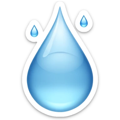 splashing water emoji sticker