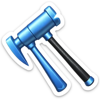 hammer with lightning infused sticker