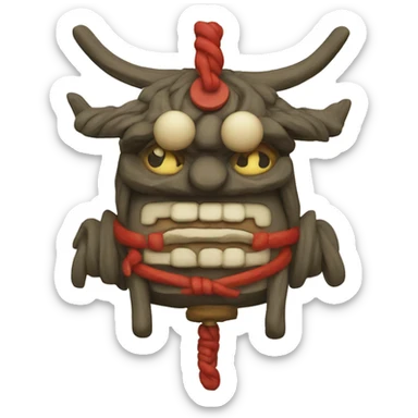 Japanese talisman sticker