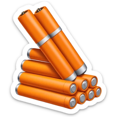 stack of dynamite sticks with fuse sticker