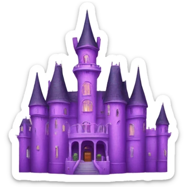 a magnificent purple palace  sticker