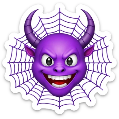 purple Devils Emoji Like this 😈 in this Emoji 🕸️ sticker