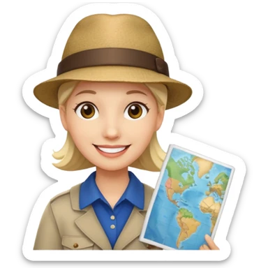 tour guide in USA sticker