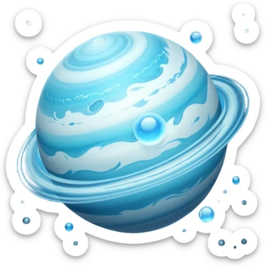 Planet uranus sticker