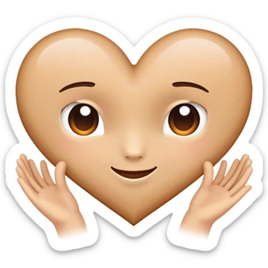 um coração de BFF sticker