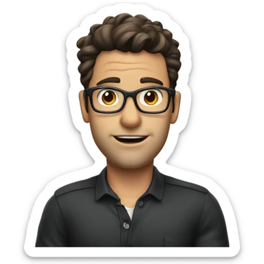 Adam Mosseri gesturing no with glasses sticker