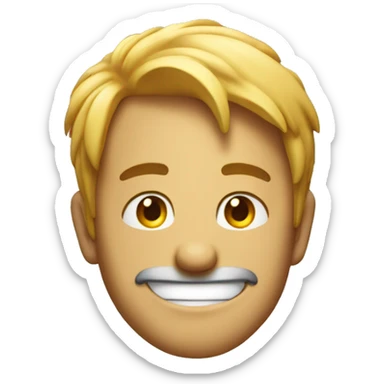 Emoji Sonriente Con una mirada Enojada sticker