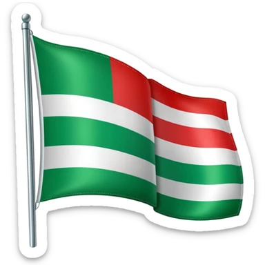 Flag of Italy but in future in 2150 sticker