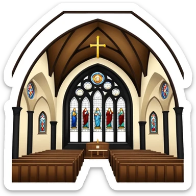 church nave sticker