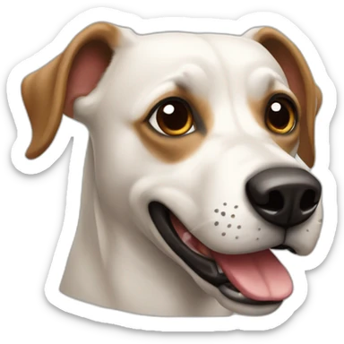 Rasse de chien spit sticker