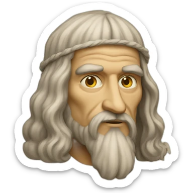 leonardo davinci sticker