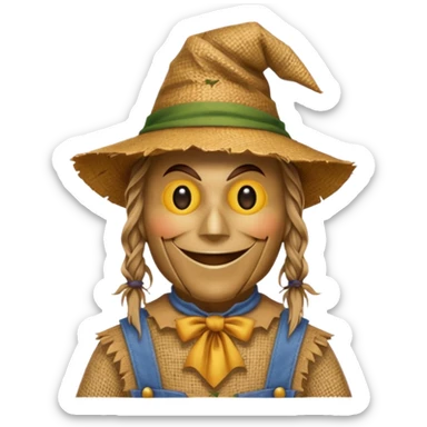Scarecrow from the Wizard of Oz sticker