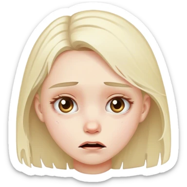 Girl desperate  sticker