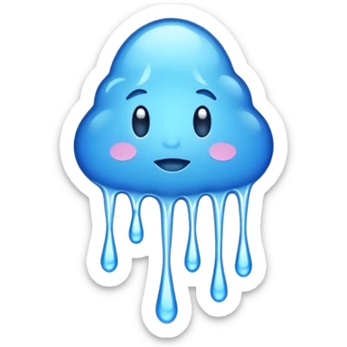 A wet sign that says i fell for you sticker