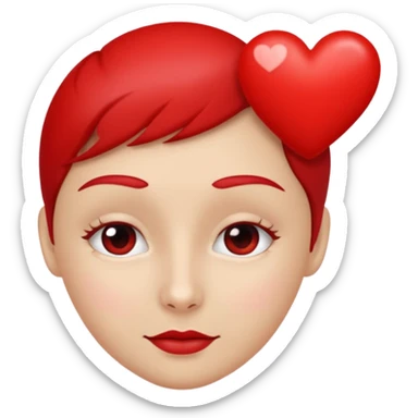 Je souhaite un cœur et à l’intérieur de ce cœur Julien Marie ( le rappeur français) sticker