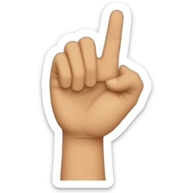 scout hand sign sticker