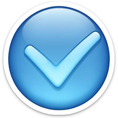 Verified blue tick sticker