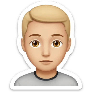 Cambia el color de ojos a un café claro sticker