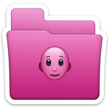 windows 10 folder pink sticker