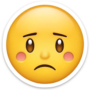 frowning emoji sticker