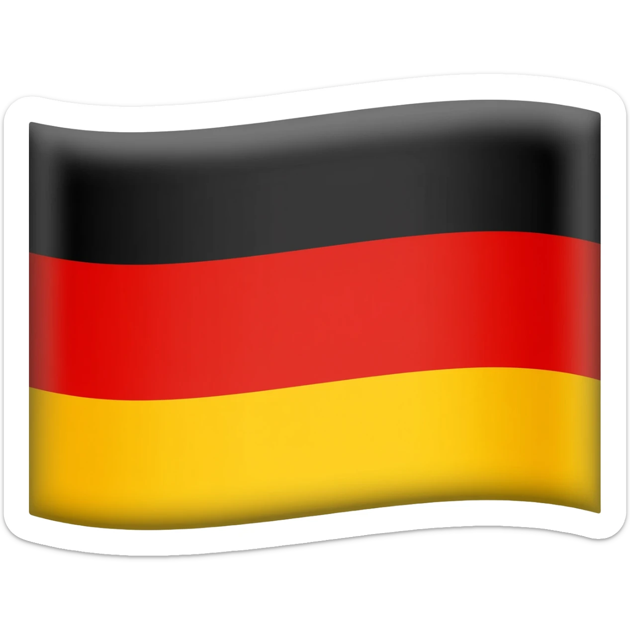 Germany’s democratic republic flag sticker