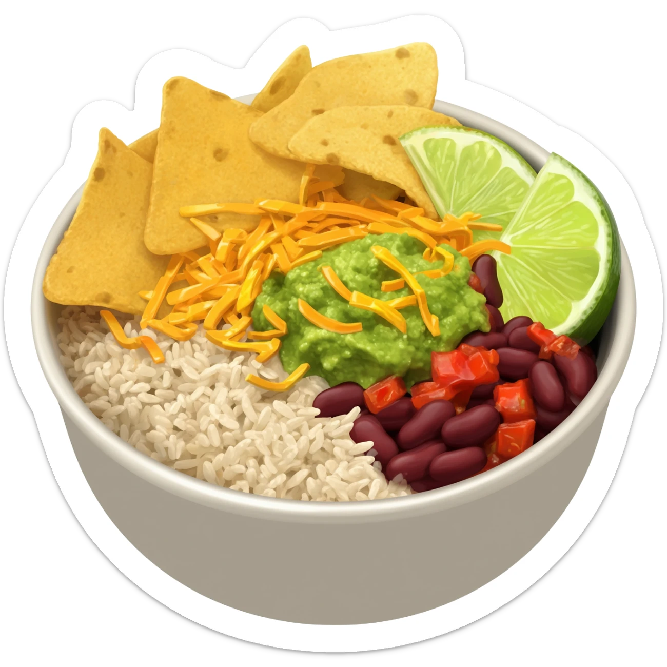 Burrito Bowl sticker