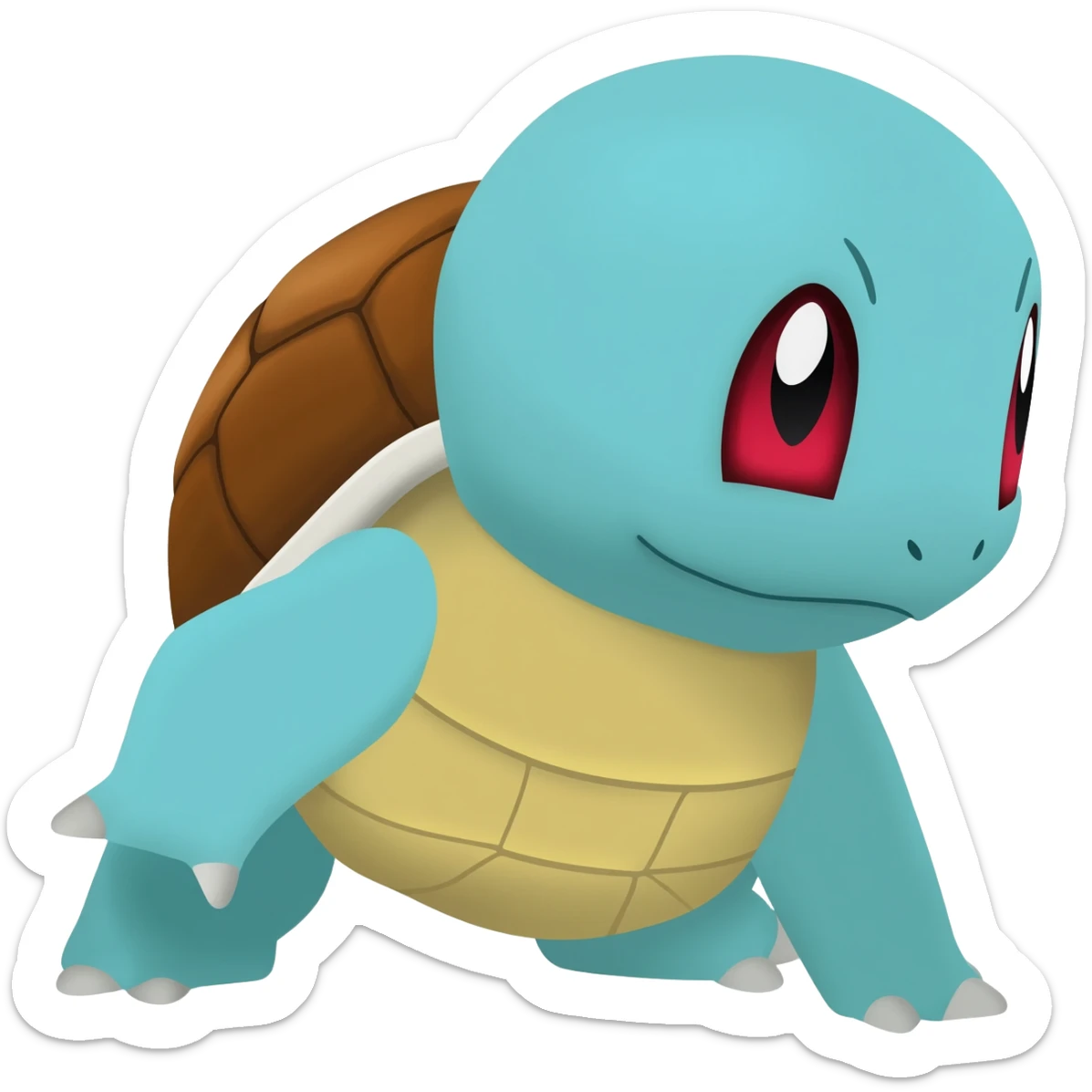 Official Squirtle sprite artwork sticker