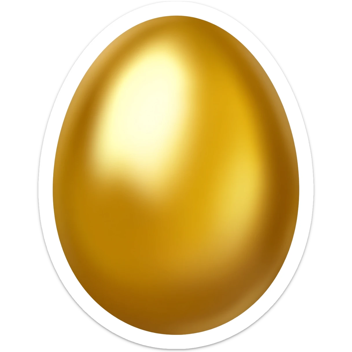 Golden egg sticker
