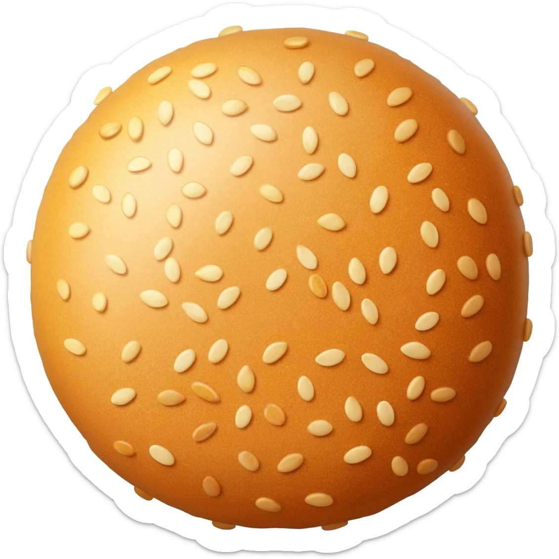 just a burger bun sticker