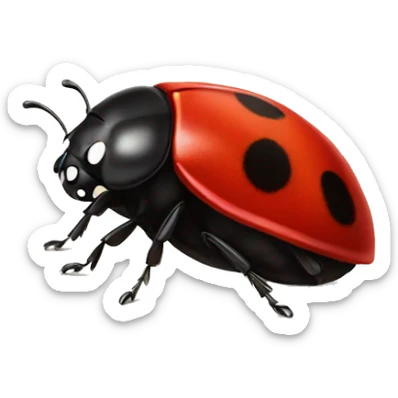 Ladybug sticker