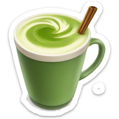 matcha latte sticker