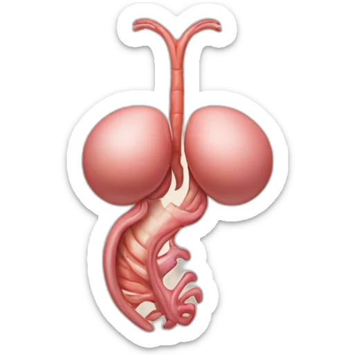 woman's abdomen art uterus art scheme anatomy sticker