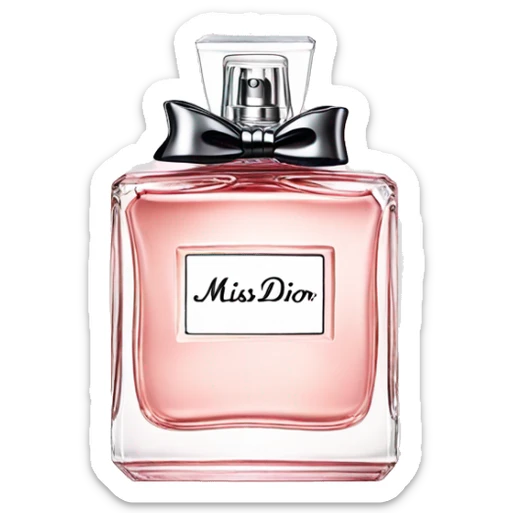 Miss dior perfume sticker
