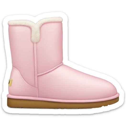 light pink uggs sticker