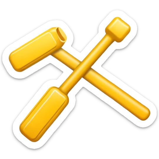 quiero crear un emoji que represente un gráfico de 4 barras en color amarillo sticker