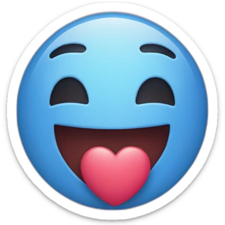 emoji qui fait un câlin à un cœur  sticker