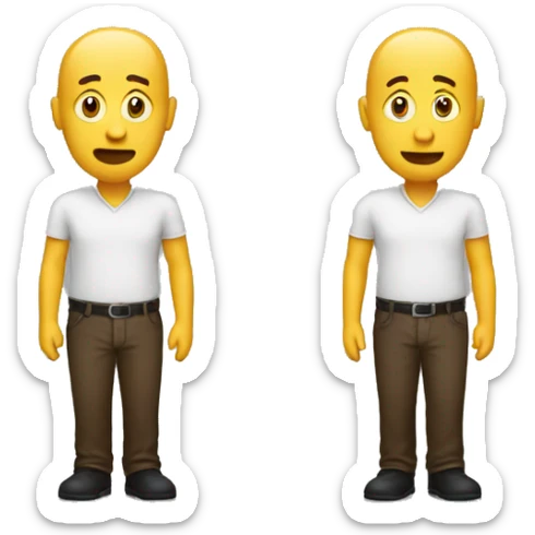 Make the standing person emojis have the poop emoji as it’s head sticker