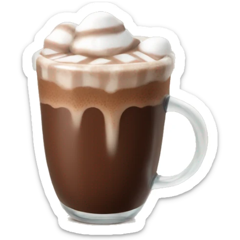 hot chocolate sticker