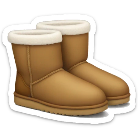 uggs with socks  sticker