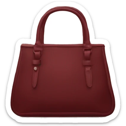 Bag dark red sticker