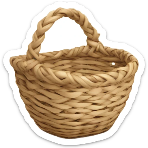 heart basket sticker