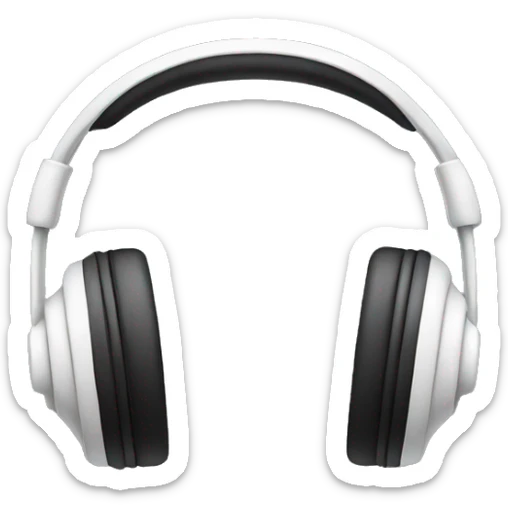 headphones sticker