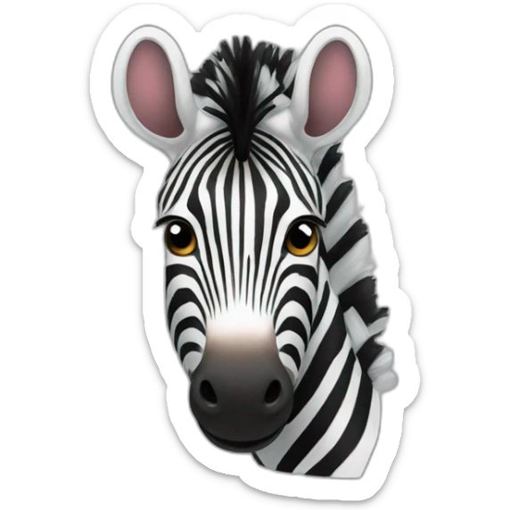 zebra sticker
